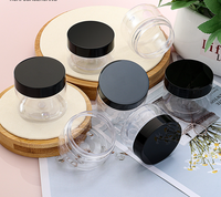 Pot en plastique PET de 50 g, conteneur d'échantillon cosmétique, emballage rechargeable pour soins de la peau, conteneur d'échantillon cosmétique