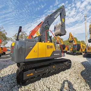 Excavatrice Volvo 140 d'origine importée de bonne qualité Excavatrice d'occasion de marque Volvo 140 à vendre pelle d'occasion à bas prix - Product Image 1