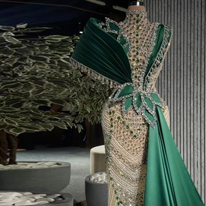emma roberts nerve green dress Emerald Green Maxi Dress M main image 1