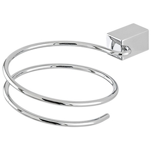 Soporte para secador de pelo cromado Unica Series 7x16.5xh16.5 Cm Soporte de pared para uso en el baño - Product Image 1