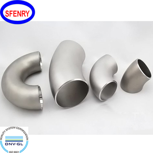 Tiêu Chuẩn Sfenry <span class=keywords><strong>ASME</strong></span> <span class=keywords><strong>B16.9</strong></span> <span class=keywords><strong>Titanium</strong></span> ASTM B363 GR WPT1 WPT2 WPT3 90 Độ Elbow - Product Image 6