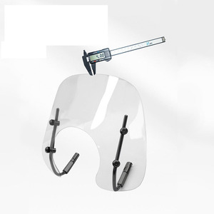 Parabrezza moto di alta qualità deflettori vento vetro anteriore trasparente per <span class=keywords><strong>VESPA</strong></span> GTS300 - Product Image 5