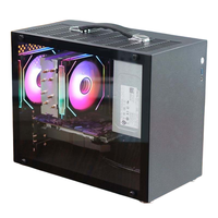 Ordinateur de bureau X100, AMD Ryzen5 7500F AM5, 16 Go de RAM, 1000 Go (1 To) SSD, RX6750GRE, Hexa Core, PC Win-11, Mini PC, Ordinateur de bureau micro