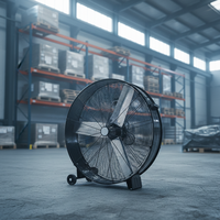 Ventilador Industrial de Aluminio de 30 Pulgadas/36 Pulgadas en Oferta, Ventilador Eléctrico con Ruedas a Precio de Mayoreo