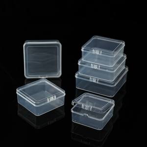 Cajas de Almacenamiento Cuadradas Transparentes de Plástico PP con Tapa para Empaque y Organización, Directo de Fábrica, Hechas en Zhejiang - Product Image 2