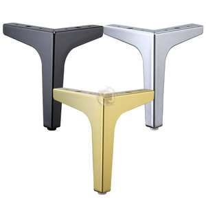 YIJUN Furniture Legs Metal Black Heavy Duty Modern Minimalist <b>Cabinet</b> Support 837 - Product Image 5