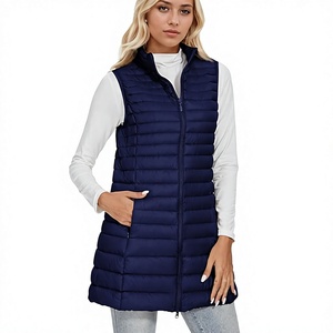 <b>Women's</b> Lightweight Breathable Insulated Puffer Vest OEM Manufacturer Custom Logo <b>Sleeveless</b> Quilted <b>Jacket</b> Stand Collar Casual - Product Image 1