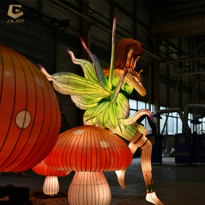 JFL-17 Festival des lanternes chinoises Décoration de Noël personnage Lanterne Elfes - Product Image 4