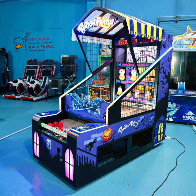 Coin-Operated Redemption Sport Amusement Arcade Ticket Simulator Game Machine Arcade Pumpkin Part Ticket Redemption