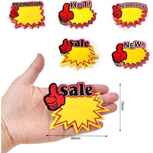 Étiquettes adhésives en forme d'étoile pour le commerce <span class=keywords><strong>de</strong></span> détail, étiquettes <span class=keywords><strong>de</strong></span> présentation vierges en forme d'étoile pour les ventes, fournitures pour les ventes <span class=keywords><strong>de</strong></span> <span class=keywords><strong>garage</strong></span>, panneaux pour les ventes <span class=keywords><strong>de</strong></span> cour - Product Image 5