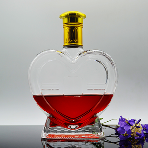 Botella de alcohol de vidrio con tapa personalizada, 750ml, 1000ml, 500ml, transparente, de alta capacidad, licor/xo/brandy, barata, venta al por mayor - Product Image 4