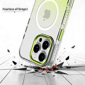 Étui magnétique personnalisé avec logo et boutons métalliques pour iPhone 17, <span class=keywords><strong>coque</strong></span> souple en TPU dégradé, antichoc, motif <span class=keywords><strong>personnalisable</strong></span> - Product Image 2