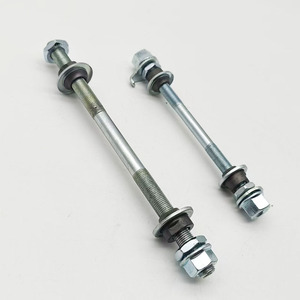 Ejes de tambor de flores para bicicleta, eje sólido de cambio delantero izquierdo \ delantero derecho, eje de rueda de bicicleta, piezas de repuesto, eje sólido para bicicleta de montaña - Product Image 2