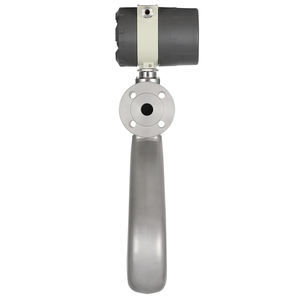 स्टेनलेस स्टील पोर्टेबल टरबाइन थर्मल द्रव्यमान प्रवाह मीटर त्रिकोण आकार चर क्षेत्र जल तेल डीजल ओम अनुकूलन योग्य वायु - Product Image 2