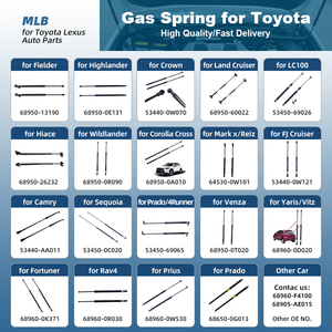 Kit <span class=keywords><strong>de</strong></span> jambe <span class=keywords><strong>de</strong></span> force <span class=keywords><strong>de</strong></span> capot à ressort à gaz pour <span class=keywords><strong>Toyota</strong></span> Land Cruiser Prado LC250 2024 2025 - Product Image 6