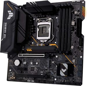 สภาพดีสำหรับเมนบอร์ด TUF GAMING B560M-PLUS LGA1200 รองรับซีพียู Intel เจน 10/11 รุ่น I7/I5/I3  4xDDR4 12GB M.2 NVMe PC B560 รองรับซีพียูเจน 10 - Product Image 1