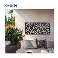 Extra Large Art Déco Métal Art Mural Acier Inoxydable Décoration Maison Suspendue pour Salon Salle à Manger Couloir Fête