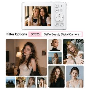 <span class=keywords><strong>Fotocamera</strong></span> <span class=keywords><strong>Digitale</strong></span> con Doppio Schermo 8K, Videocamera Selfie 96MP UHD, Filtri HDR, Autofocus, Cattura del Viso, Flash LED, WiFi - Product Image 2