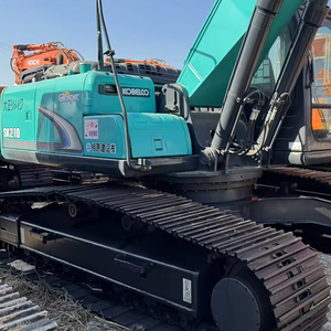 รถขุดมือสอง Kobelco SK210 ของแท้จากญี่ปุ่น / รถขุดไฮดรอลิกแบบตีนตะขาบ Kobelco 20 ตัน มือสอง - Product Image 1
