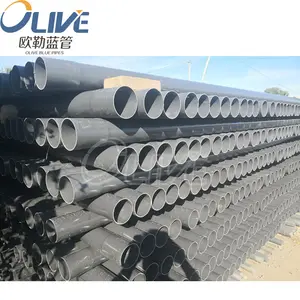 6.5 Inch Underground Pvc Pipe Price List 140mm 110mm Irrigation Agricultural 160mm Large Diameter Pvc U Pipes