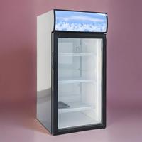 Réfrigérateur de présentation de boissons énergisantes de 120 L avec porte vitrée, mini-réfrigérateur de table, prix d'usine en gros, avec contrôle mécanique de la température