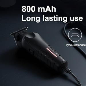 Recortadora <span class=keywords><strong>de</strong></span> Barba LED para el Hogar, Fácil <span class=keywords><strong>de</strong></span> Usar, Segura, Profesional, Recargable, Cortadora <span class=keywords><strong>de</strong></span> <span class=keywords><strong>Pelo</strong></span> Eléctrica para Hombres - Product Image 2
