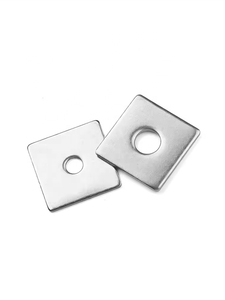 Không tiêu chuẩn tùy chỉnh din436 thép không gỉ 304 316 vuông phẳng máy giặt, Đục Lỗ Vuông máy giặt - Product Image 2