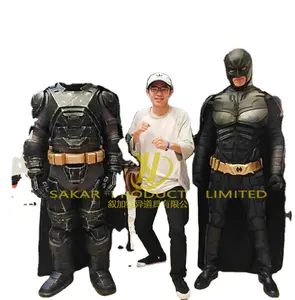 Halloween cosplay movie carattere supereroe batmans costume armatura vestito adulto su misura per uomo