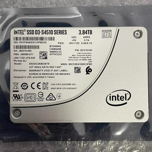 IN-TE-L S4510 3.84TB SSD SSDSC2KB038T8 หน่วยความจำประสิทธิภาพสูง 3.84TB สำหรับการเข้าถึงข้อมูลที่รวดเร็ว การเชื่อมต่อ SATA ที่เชื่อถือได้ - Product Image 5