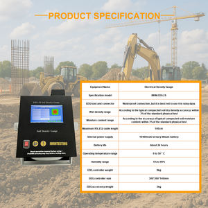 Dijital ekran taşınabilir tasarım yoğunluğu ölçümü İnşaat mühendisliği elektrik toprak testi için hiçbir nükleer yoğunluk göstergesi - Product Image 2