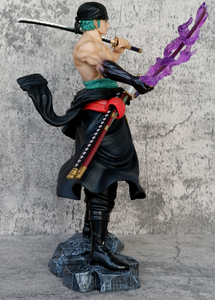 Hcengtriz 30CM per un pezzo Roronoa Zoro spada PVC figura giapponese cartone animato Action Figure statua giocattolo Anime raccogliere modello - Product Image 5