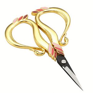 Ciseaux vintage brodés motif cygne Ruyi pour la broderie, la coupe de fil, les travaux manuels DIY et la couture - Product Image 4