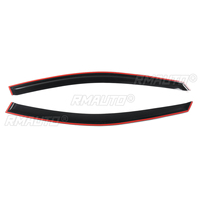 4 Deflectores de Viento para Ventanas de Coche, Visores de Ventana Tintados, Protectores Contra Sol y Lluvia para VW Golf 7ª Gen MK7 MK7.5 2013-2020