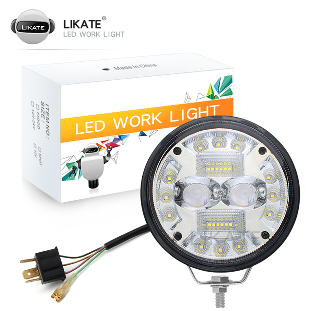 LKT Own Factory Electric Motorcycle Spotlights 30w 3t6 Led Motor Bike Lamp Auto Vehicle Headlight Lighting Scooter Accessories
