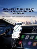 Cable de Carga Rápida PD de 60W USB-C a USB-C con Trenzado Metálico para iPhone 15 Pro Max/iPad/Tablet/Notebook CarPlay