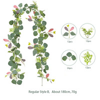 YL Kunstmatige Hangplant van Zijde, Kunststof Rotan, Lange Levensduur, Milieuvriendelijke Binnendecoratie Bloemen