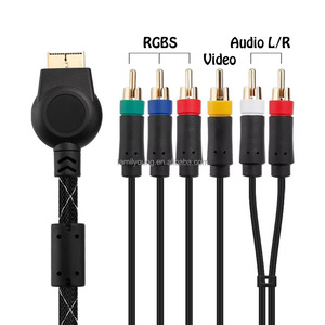 <span class=keywords><strong>Cable</strong></span> de Audio y vídeo <span class=keywords><strong>AV</strong></span> RGBS de alta calidad de 1,8 m, componente PS2 a Ypbpr para consola de juegos PS, componente trenzado HDTV, <span class=keywords><strong>Cable</strong></span> RCA - Product Image 3