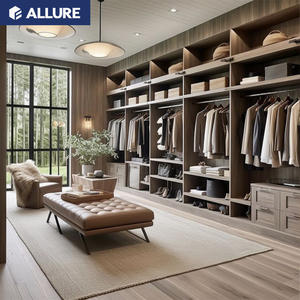 Allure <span class=keywords><strong>ตู้</strong></span><span class=keywords><strong>เสื้อผ้า</strong></span>แบบเปิดสำหรับเดินในทันสมัย<span class=keywords><strong>ตู้</strong></span><span class=keywords><strong>เสื้อผ้า</strong></span>ห้องนอนเฟอร์นิเจอร์ตู้<span class=keywords><strong>เสื้อผ้า</strong></span>ระบบกระจกบาน<span class=keywords><strong>เลื่อน</strong></span> - Product Image 1