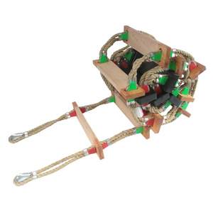 Échelle d'embarquement en alliage d'aluminium avec marches en bois pour usage maritime, marque Zhongyu Rope Net Belt - Product Image 5