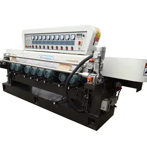 Vertical PLC machine glass edging beveling mirror beveling machine for edging and one sided beveling of glasses