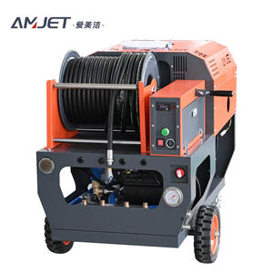 AMJET Servicios Profesionales 200bar 65lpm Equipado con 80 metros <span class=keywords><strong>de</strong></span> manguera <span class=keywords><strong>de</strong></span> alta presión Pulverizador <span class=keywords><strong>de</strong></span> chorro <span class=keywords><strong>de</strong></span> agua <span class=keywords><strong>de</strong></span> alta presión chorro <span class=keywords><strong>de</strong></span> <span class=keywords><strong>alcantarillado</strong></span> - Product Image 4