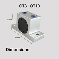 Rollen vibratoren OT8/OT10/OT13/OT16/OT20/OT25/OT30/OT36 Pneumatische Dreh kugel vibratoren für Silos
