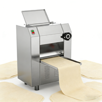 Machine à pétrir la pâte industrielle en acier inoxydable, rouleau à pâte pliable, presse à pâte commerciale pour boulangeries et transformation alimentaire