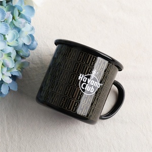 Tazze da Caffè in Smalto Opaco Senza BPA 12oz Stile Europeo per Campeggio e Uso Esterno Design <span class=keywords><strong>Vintage</strong></span> <span class=keywords><strong>Non</strong></span> Tossico Portatile Facile da Pulire - Product Image 5