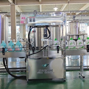 Hoàn toàn tự động xà phòng lỏng Máy làm dầu gội đầu máy dầu gội đầu làm đầy máy chất tẩy rửa thiết bị sản xuất - Product Image 6