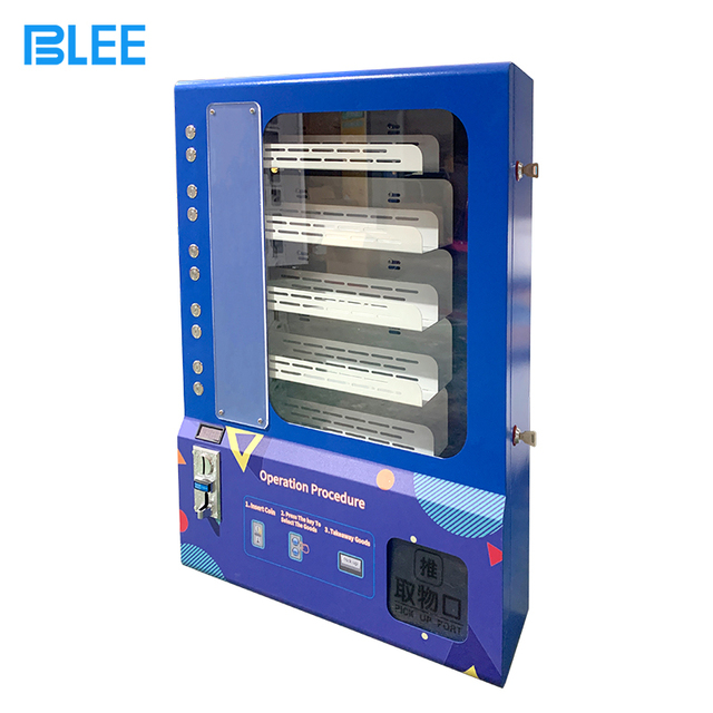 Custom Automatic 24 Hours Online Small Wall Mounted Chewing Gum Chips Snack Vending Machine