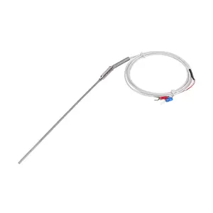 Standard-Thermo elements ensoren PTFE Silber beschichteter abgeschirmter Draht Mini K Typ Thermo element Preis Günstig