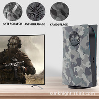 Cache de console de camouflage pour lecteur optique en ABS avec trous de dissipation thermique pour accessoires de jeu de protection