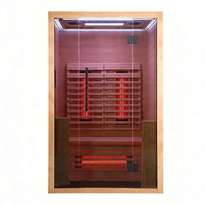 Sauna extérieur pratique et durable, adapté aux utilisations humides et sèches, équipé de sièges ergonomiques pour des séances de détente en <span class=keywords><strong>groupe</strong></span> dans la cour. - Product Image 3