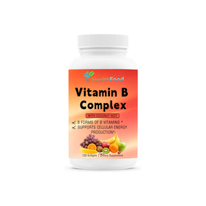 Cápsulas Blandas de Complejo Vitamínico B en Envase Personalizado, Favorecen la Conversión de Alimentos en Energía Celular, Suplemento Dietético - Product Image 1